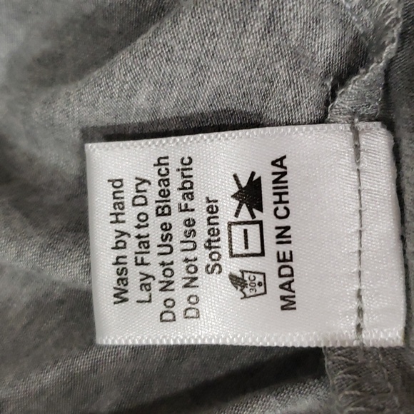 NWT Pressbox Women NCSU Tunic Top Medium Gray Tee NC State Game Fan Boho Comfy - Picture 10 of 12